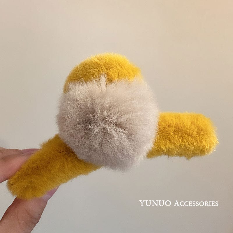 Soft Pompom Hair Claw - Image 9
