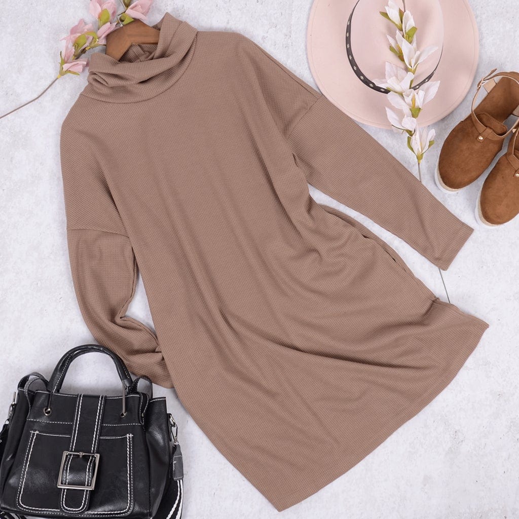 Soft Turtleneck Tunic Sweater - Image 14