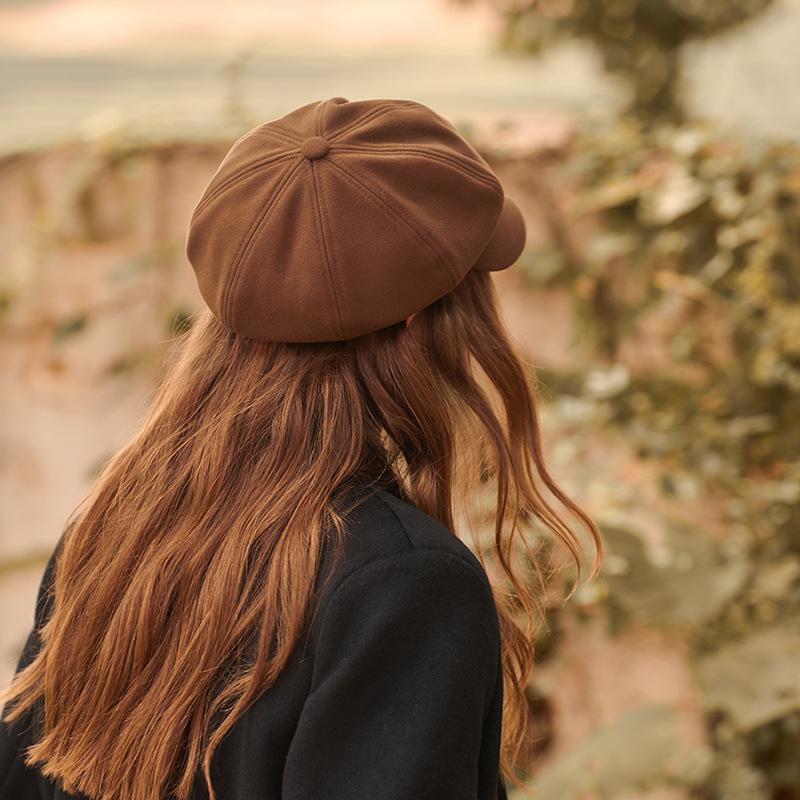 Solid Baker Boy Cap - Image 2