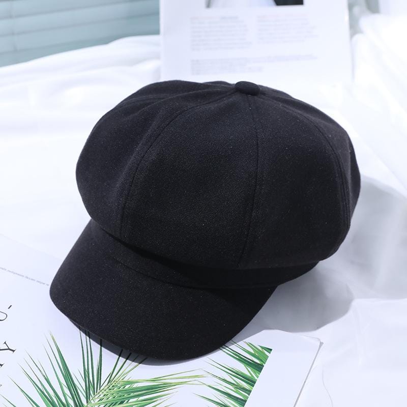 Solid Baker Boy Cap - Image 4