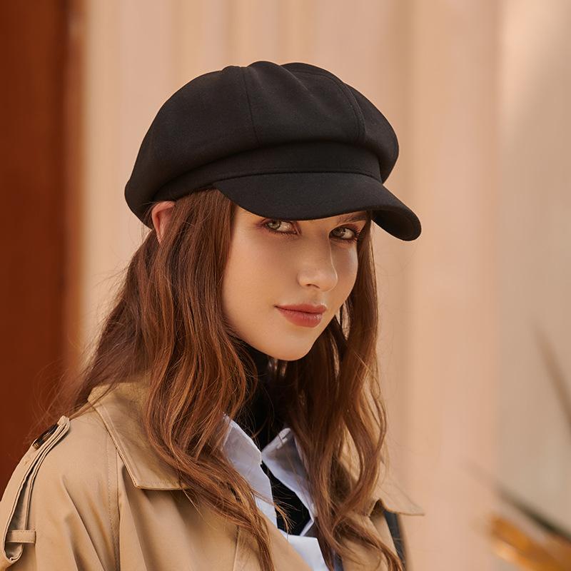 Solid Baker Boy Cap - Image 6
