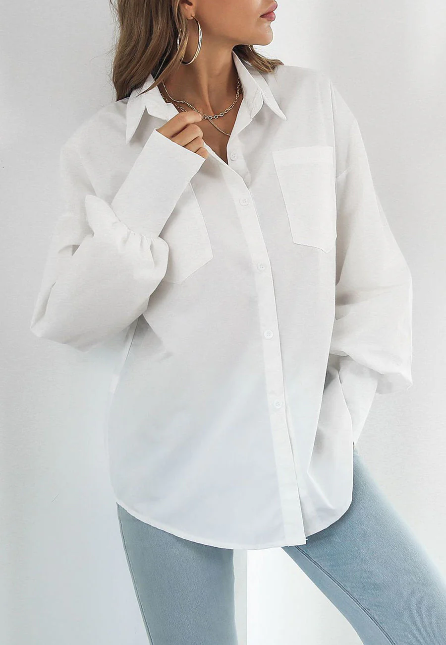 Solid Bishop Sleeve Polo Shirt - Image 11