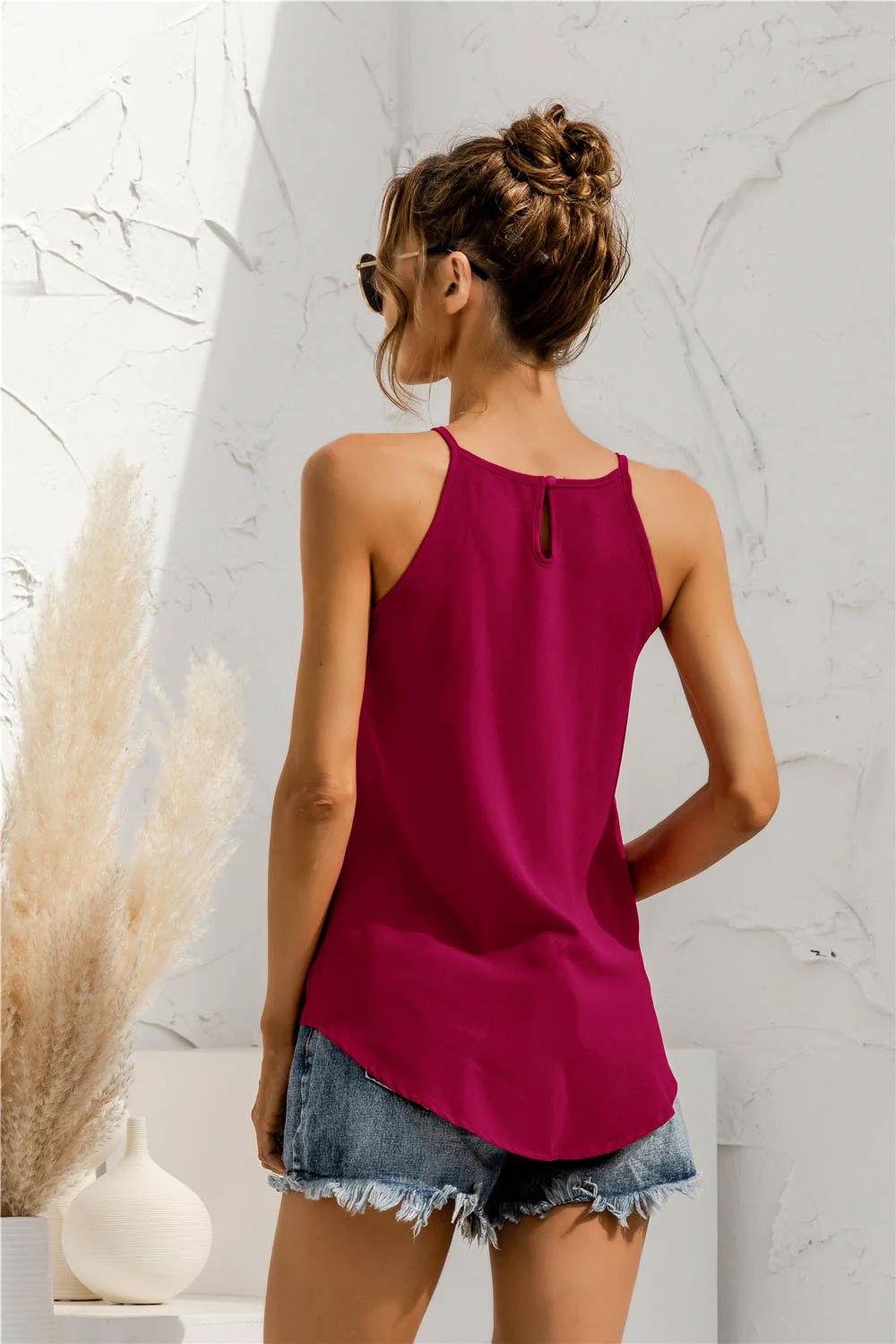 Solid Color Halter Top - Image 5