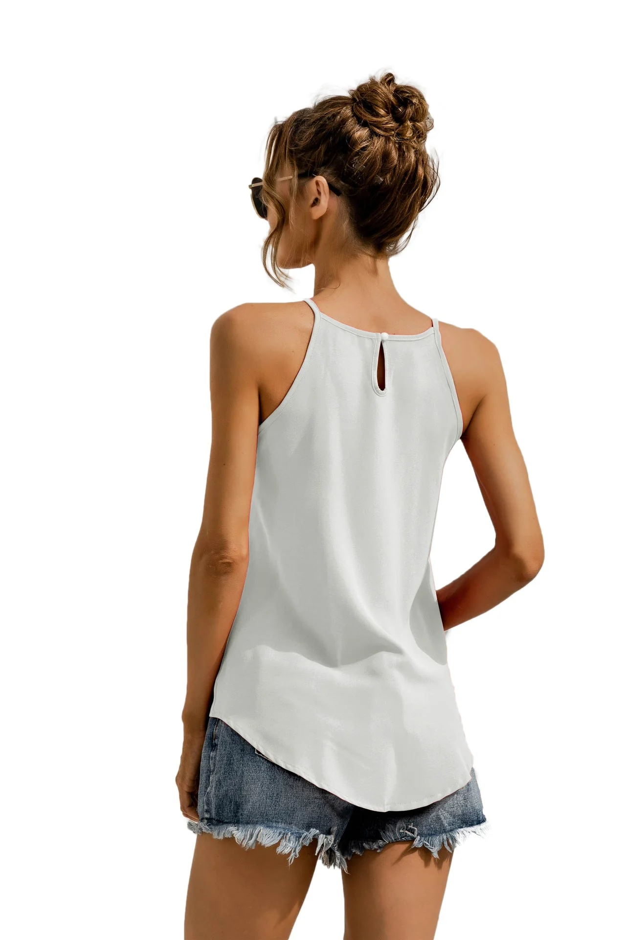 Solid Color Halter Top - Image 7