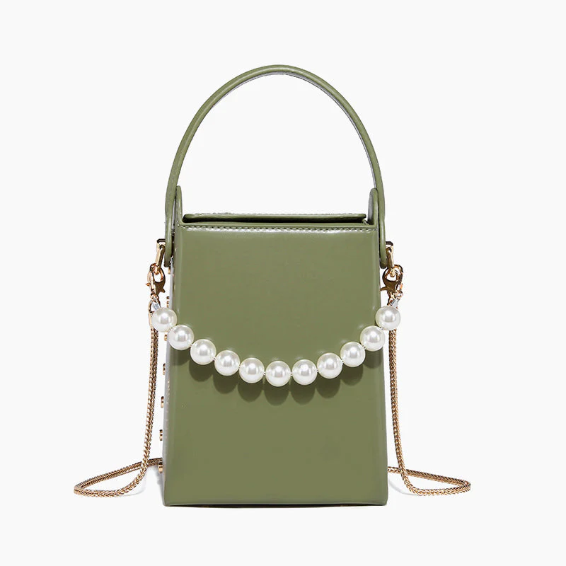 Solid Color Handbag - Image 12