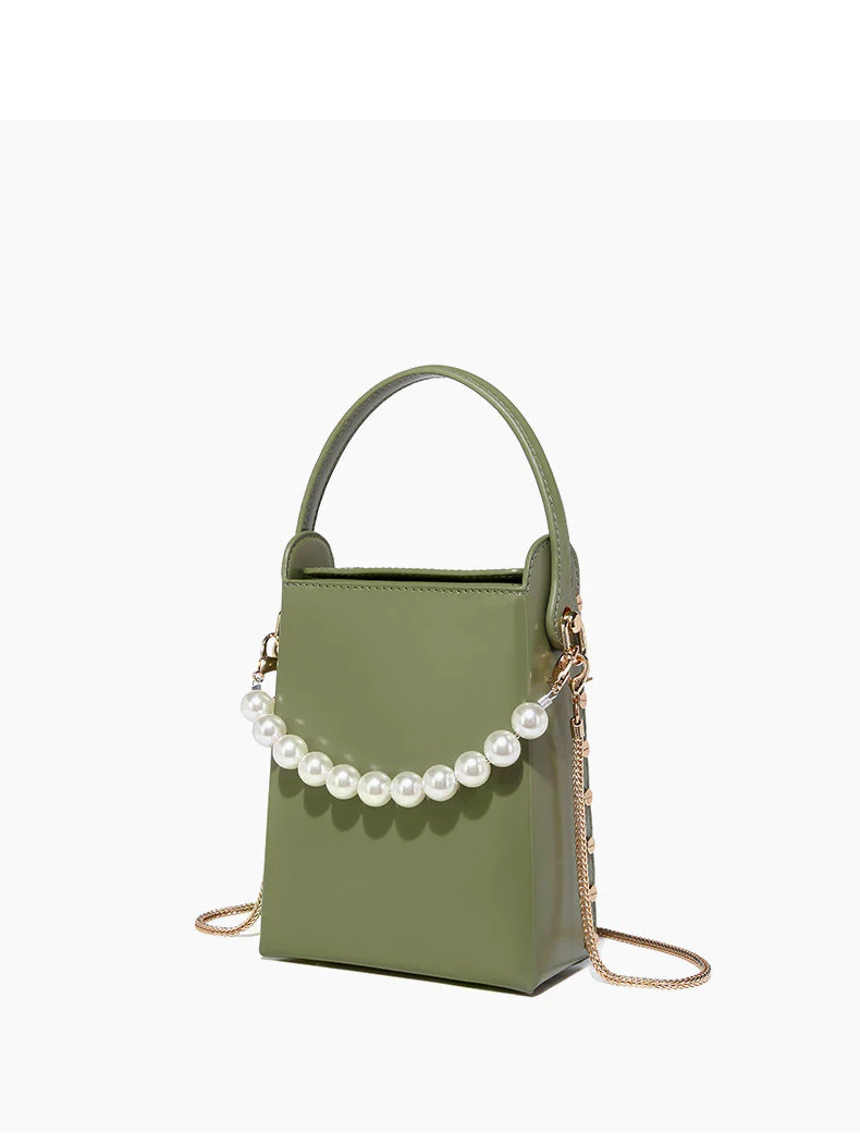 Solid Color Handbag - Image 14