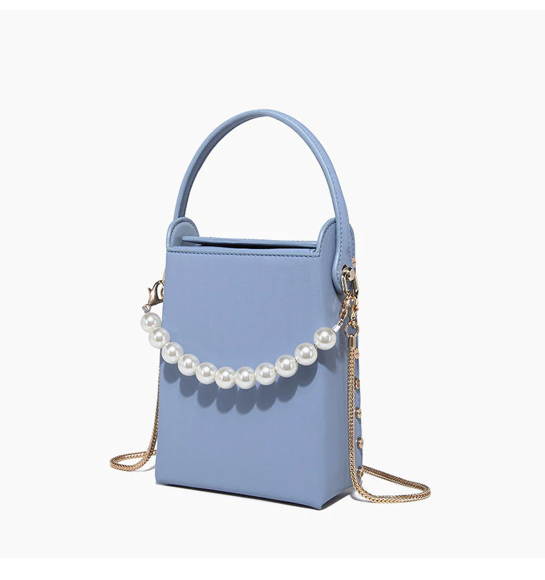 Solid Color Handbag - Image 2