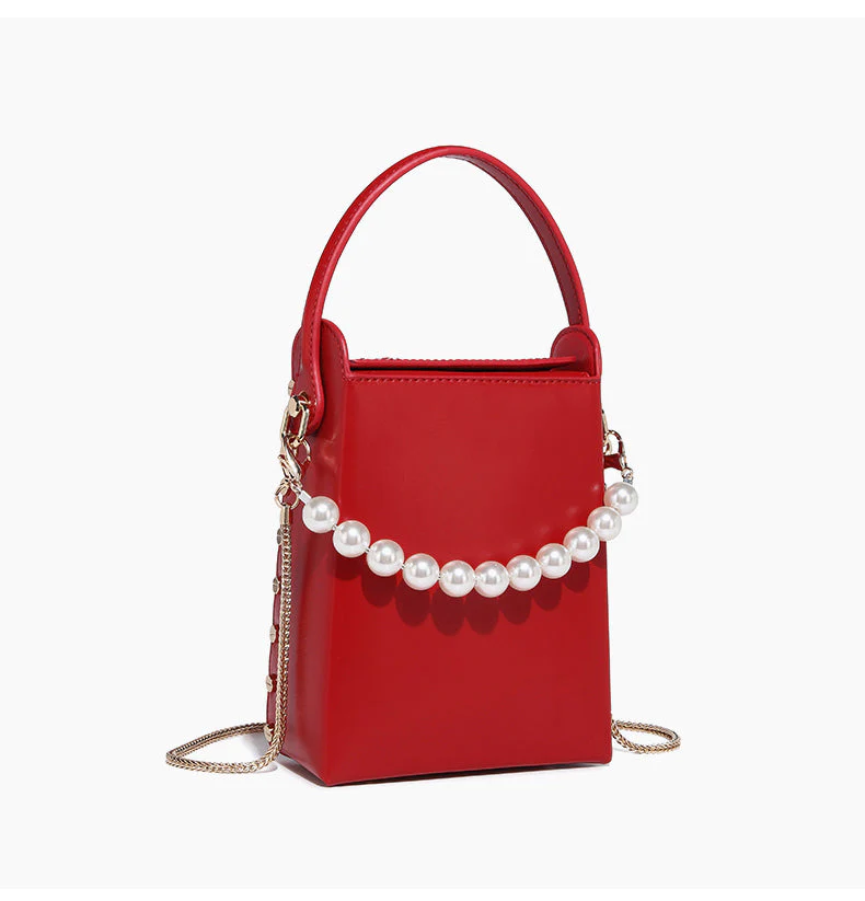 Solid Color Handbag - Image 6