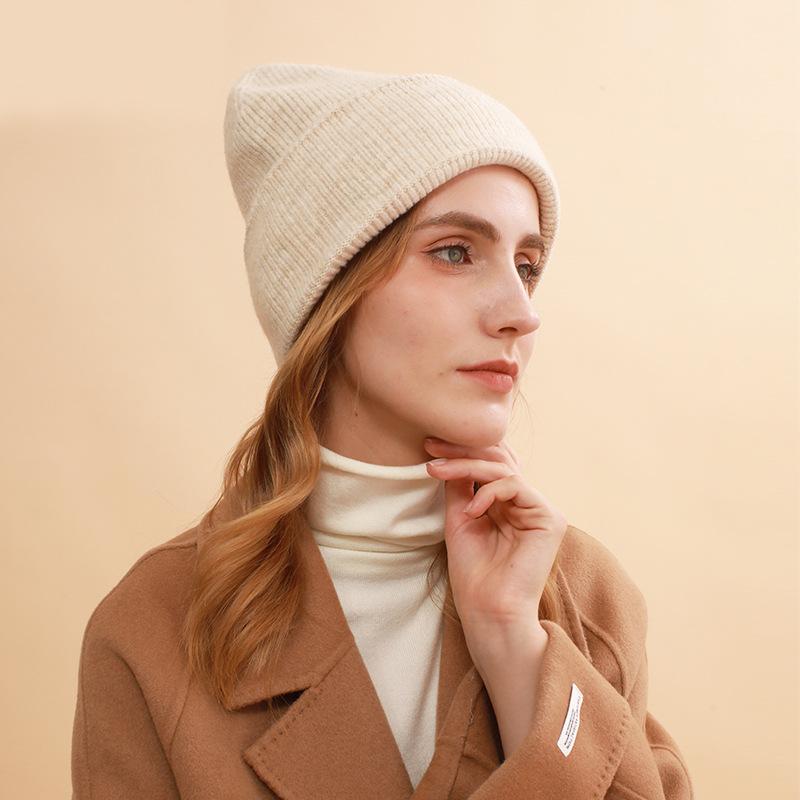 Solid Color Knit Beanie - Image 3
