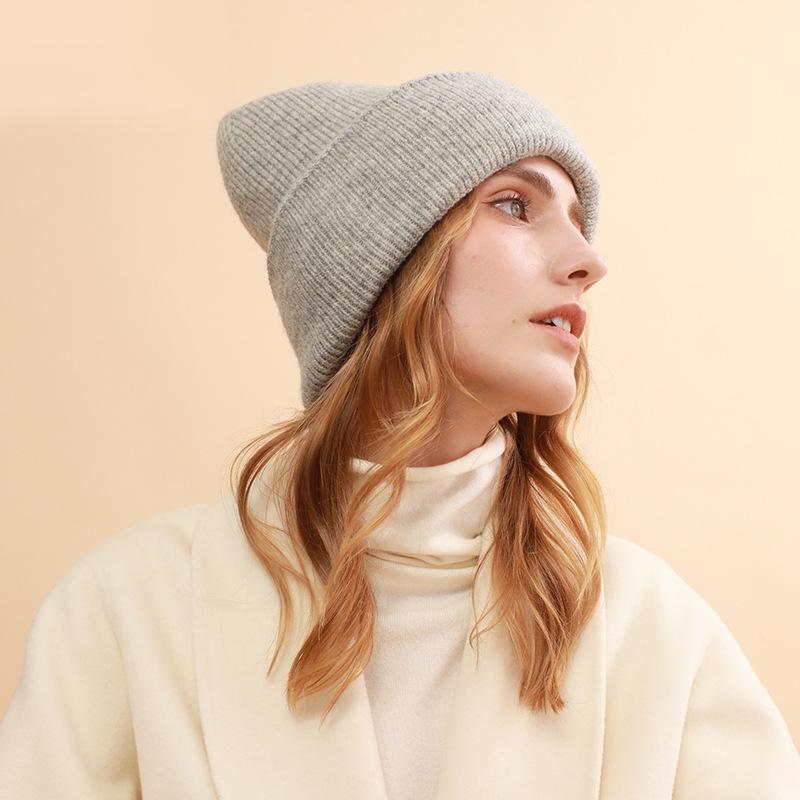 Solid Color Knit Beanie - Image 4