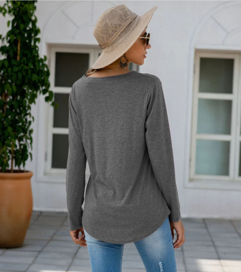Solid Color Patch Pocket Shirt - Image 13