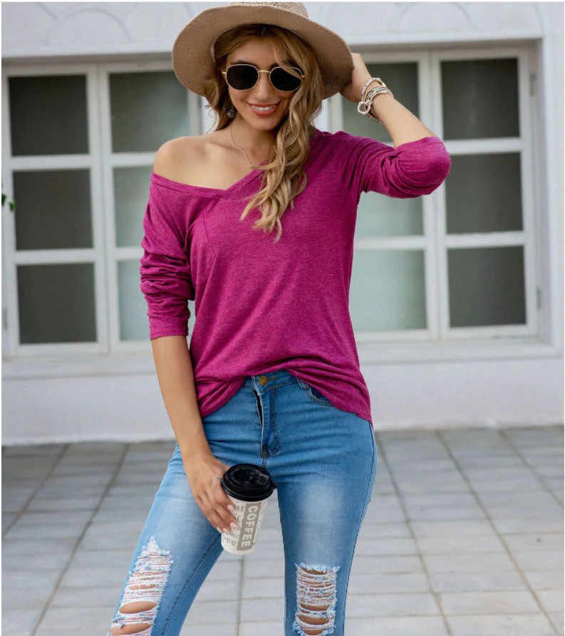 Solid Color Patch Pocket Shirt - Image 16