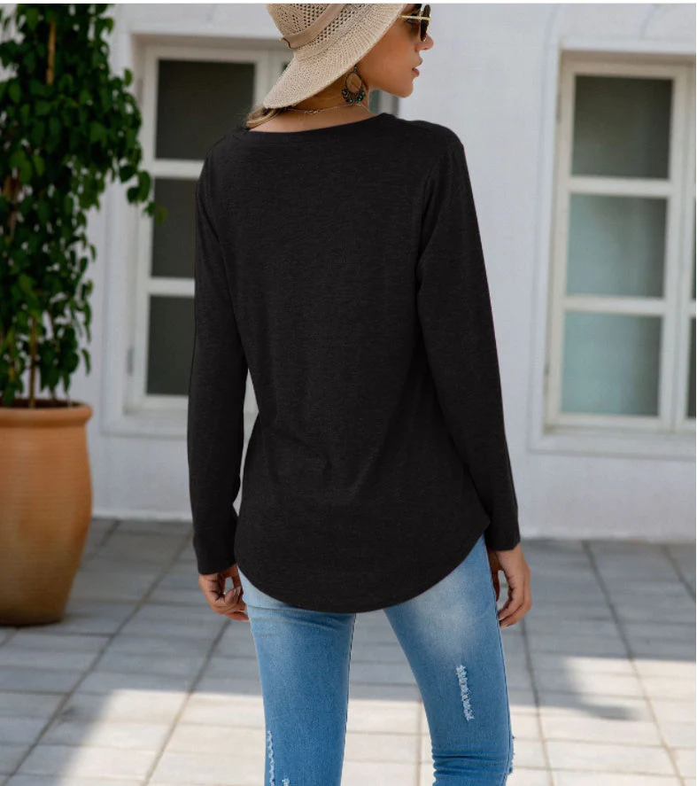 Solid Color Patch Pocket Shirt - Image 9