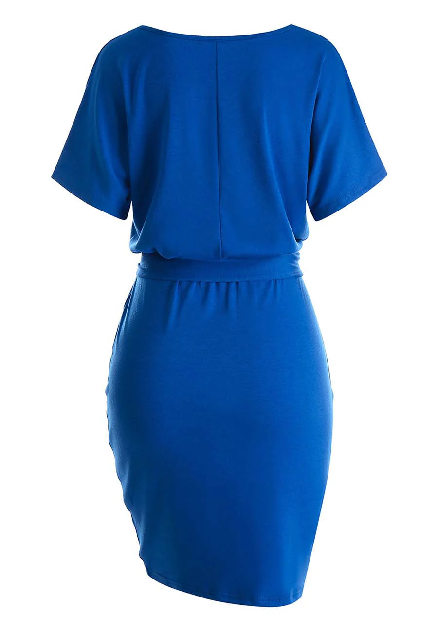 Solid Color Pencil Dress - Image 20