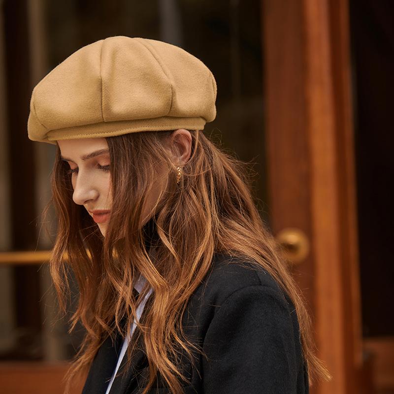Solid Color Pumpkin Beret - Image 2