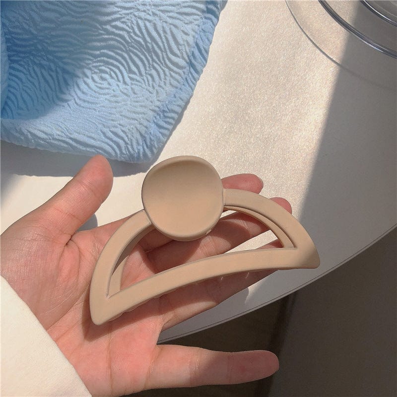 Solid Colored Fun Acrylic Hair Claw - Image 3