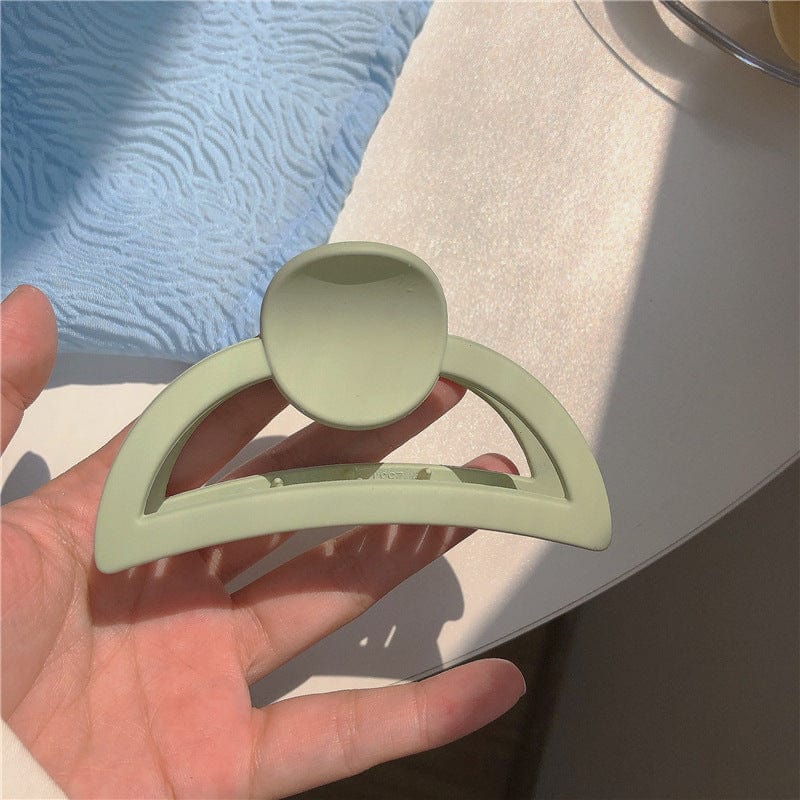 Solid Colored Fun Acrylic Hair Claw - Image 4