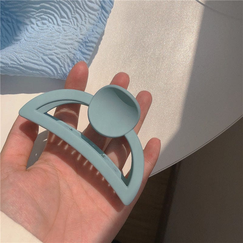 Solid Colored Fun Acrylic Hair Claw - Image 6