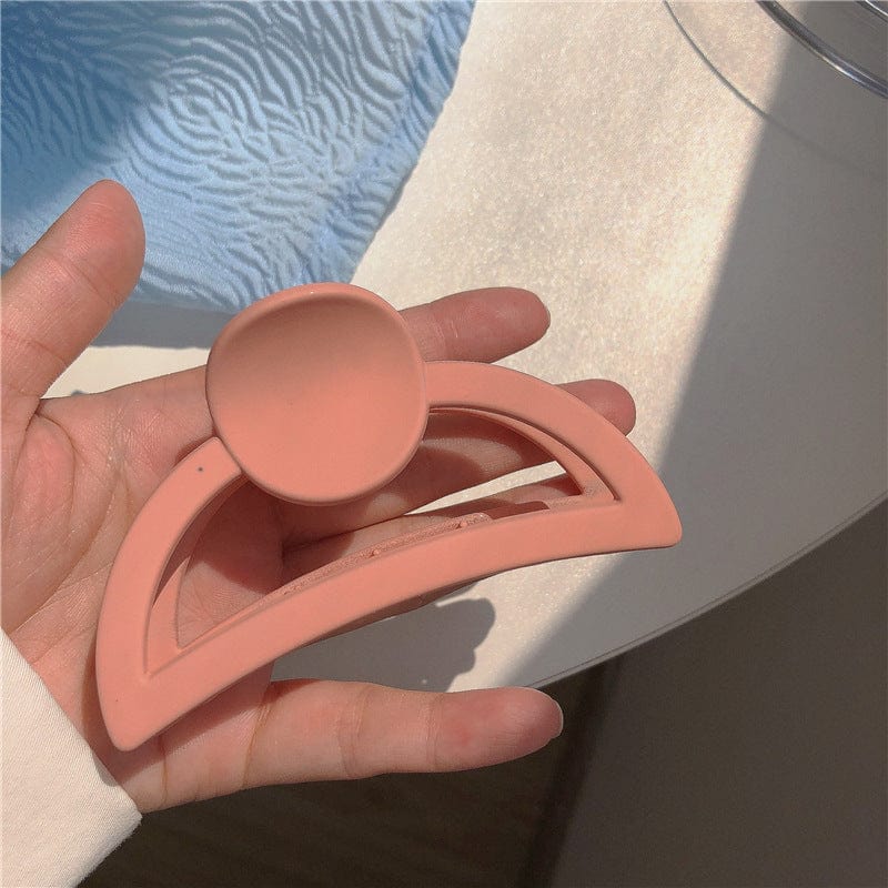 Solid Colored Fun Acrylic Hair Claw - Image 7