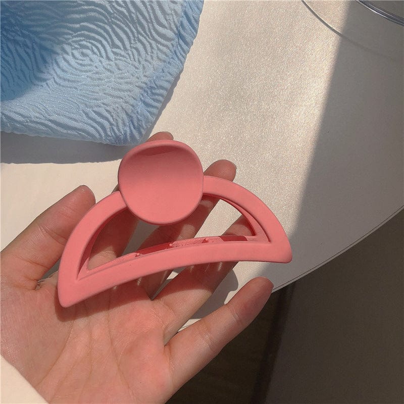 Solid Colored Fun Acrylic Hair Claw - Image 8