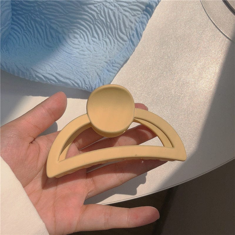 Solid Colored Fun Acrylic Hair Claw - Image 9