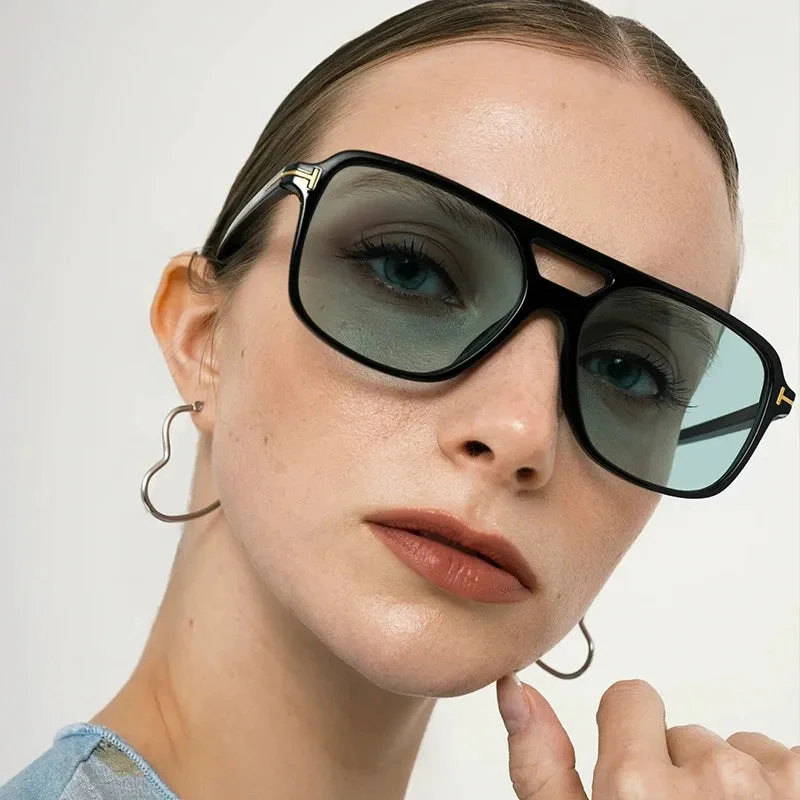 Square Rivet Sunglasses - Image 11