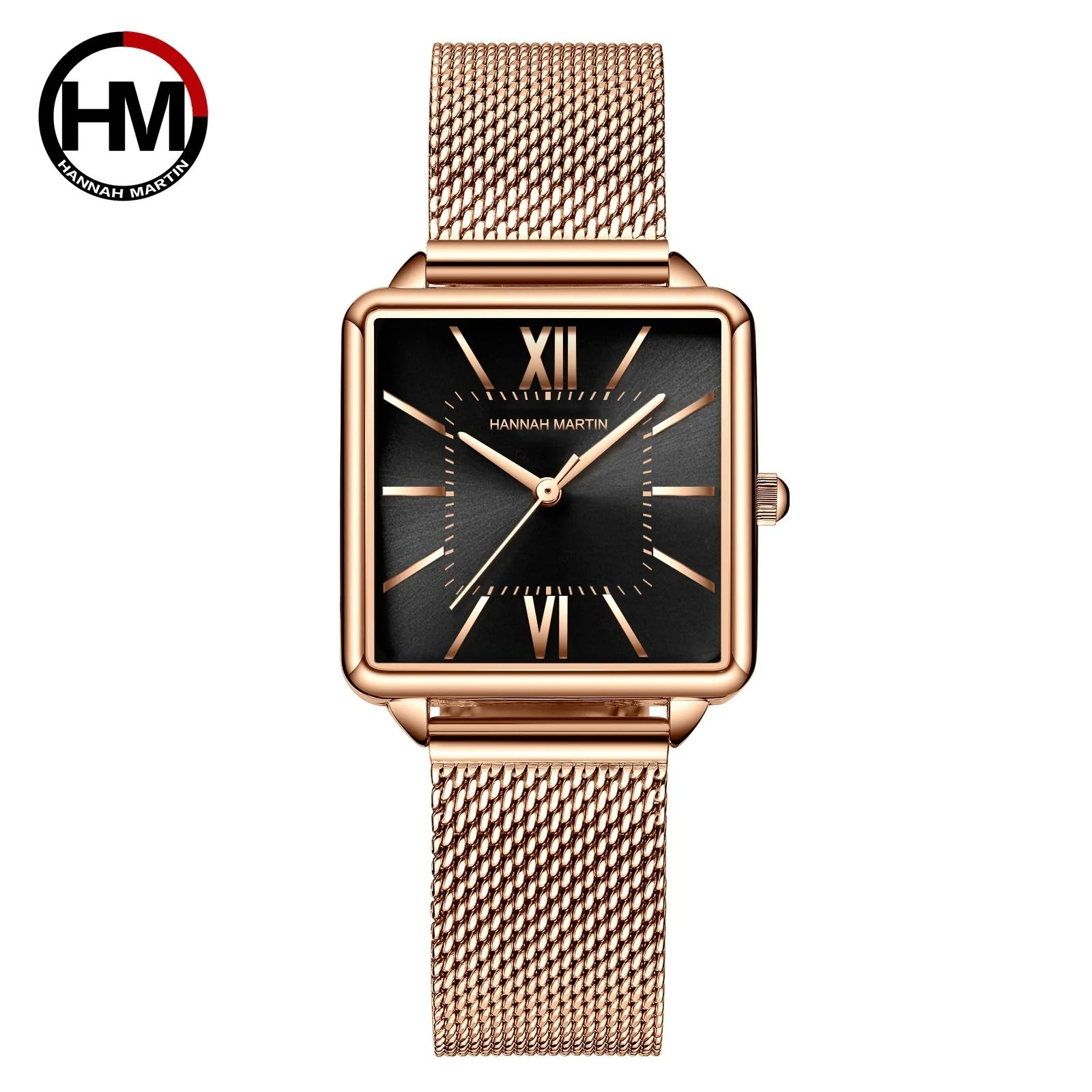 Square student quartz ladies watch - Image 3