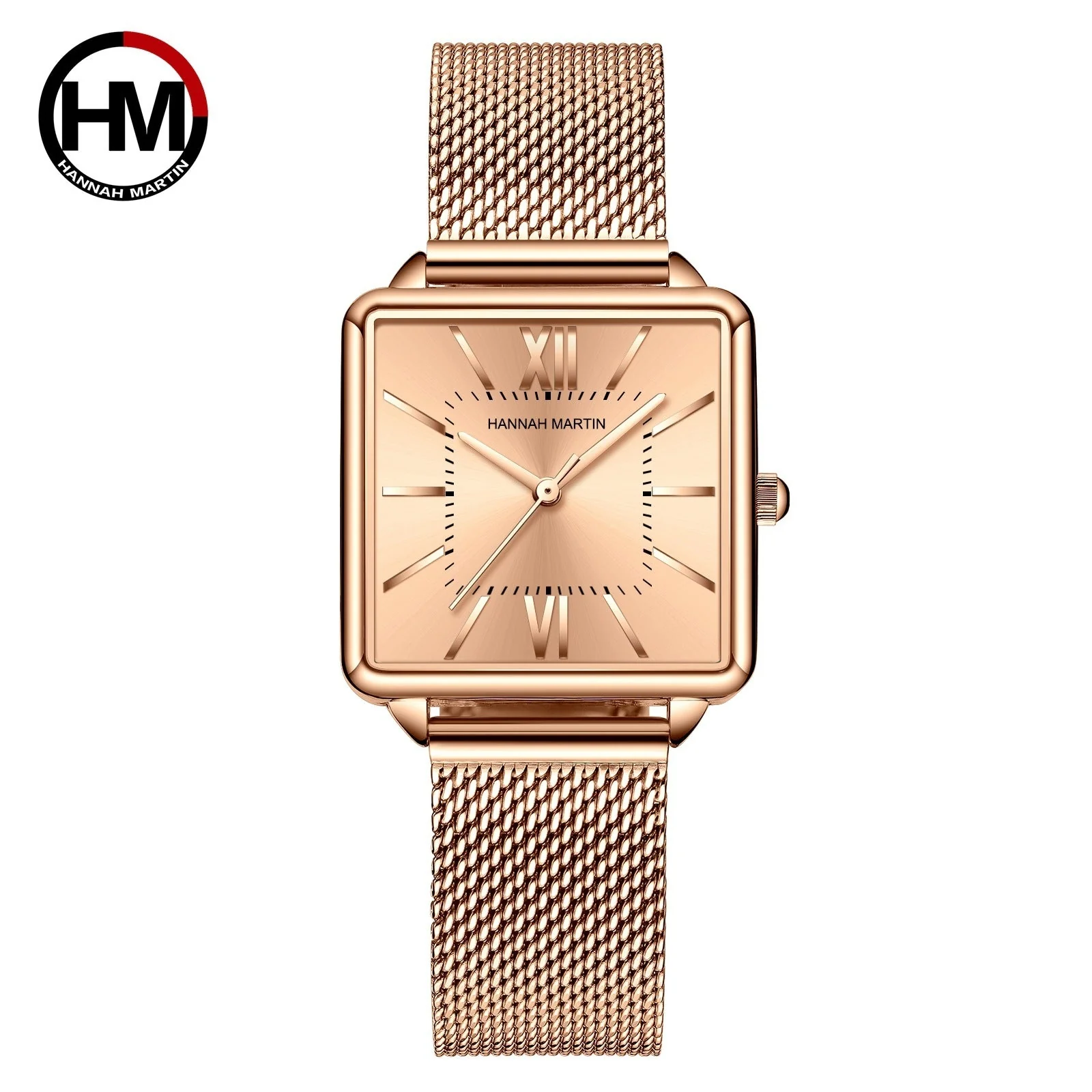 Square student quartz ladies watch - Image 4