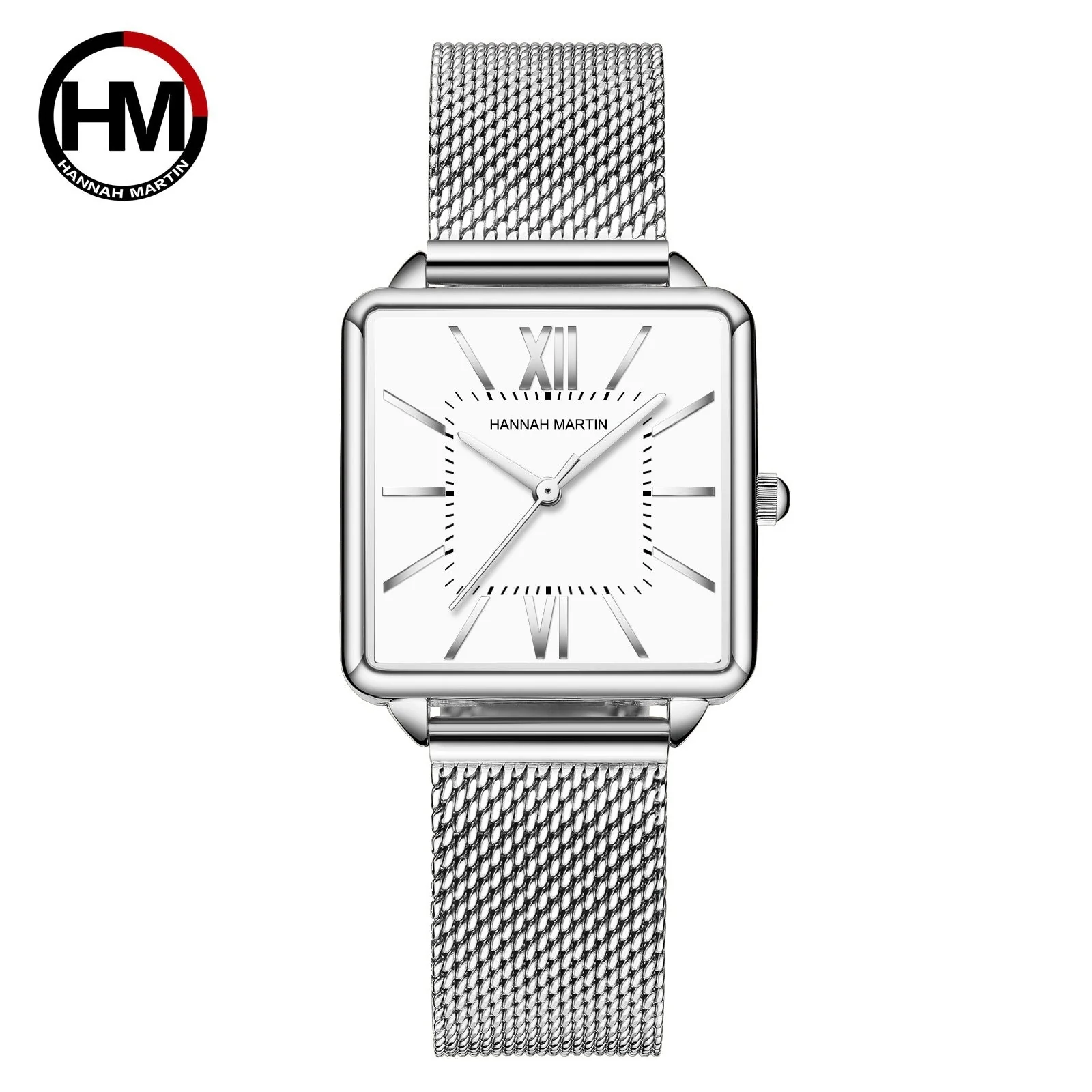 Square student quartz ladies watch - Image 5