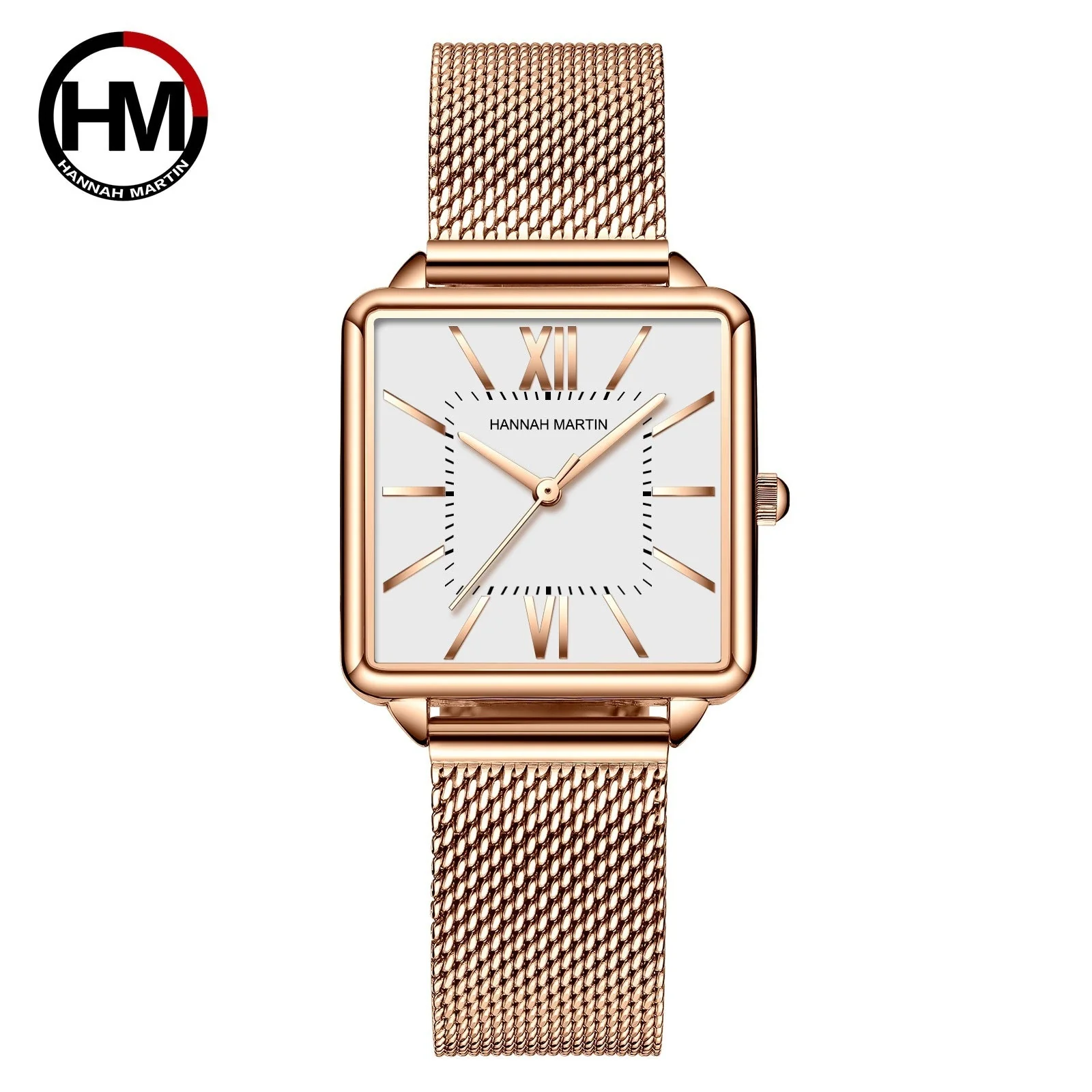 Square student quartz ladies watch - Image 6