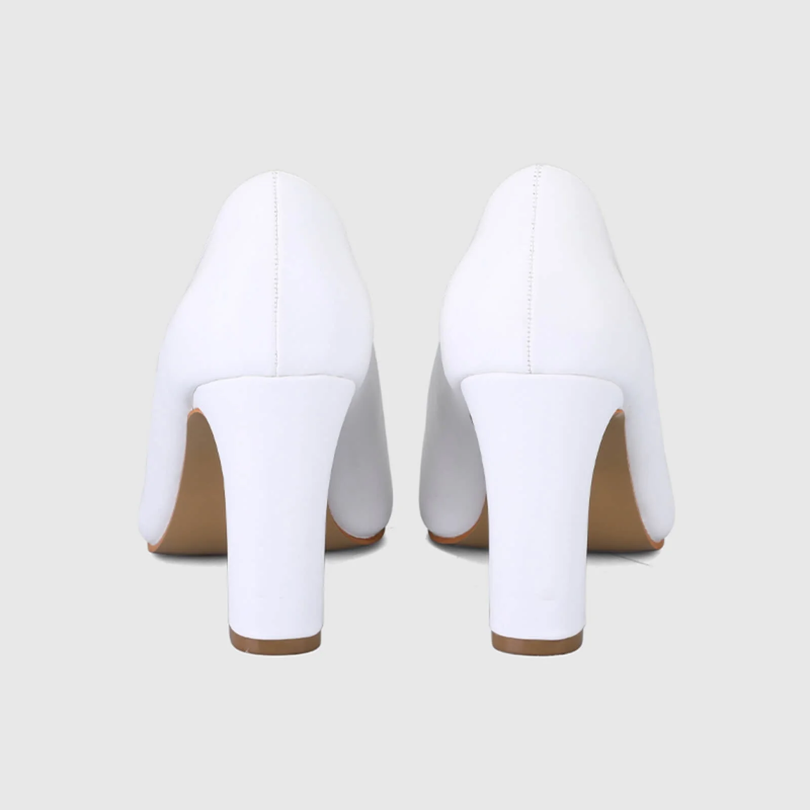 Chunky Block Heel Working Pumps - Image 12