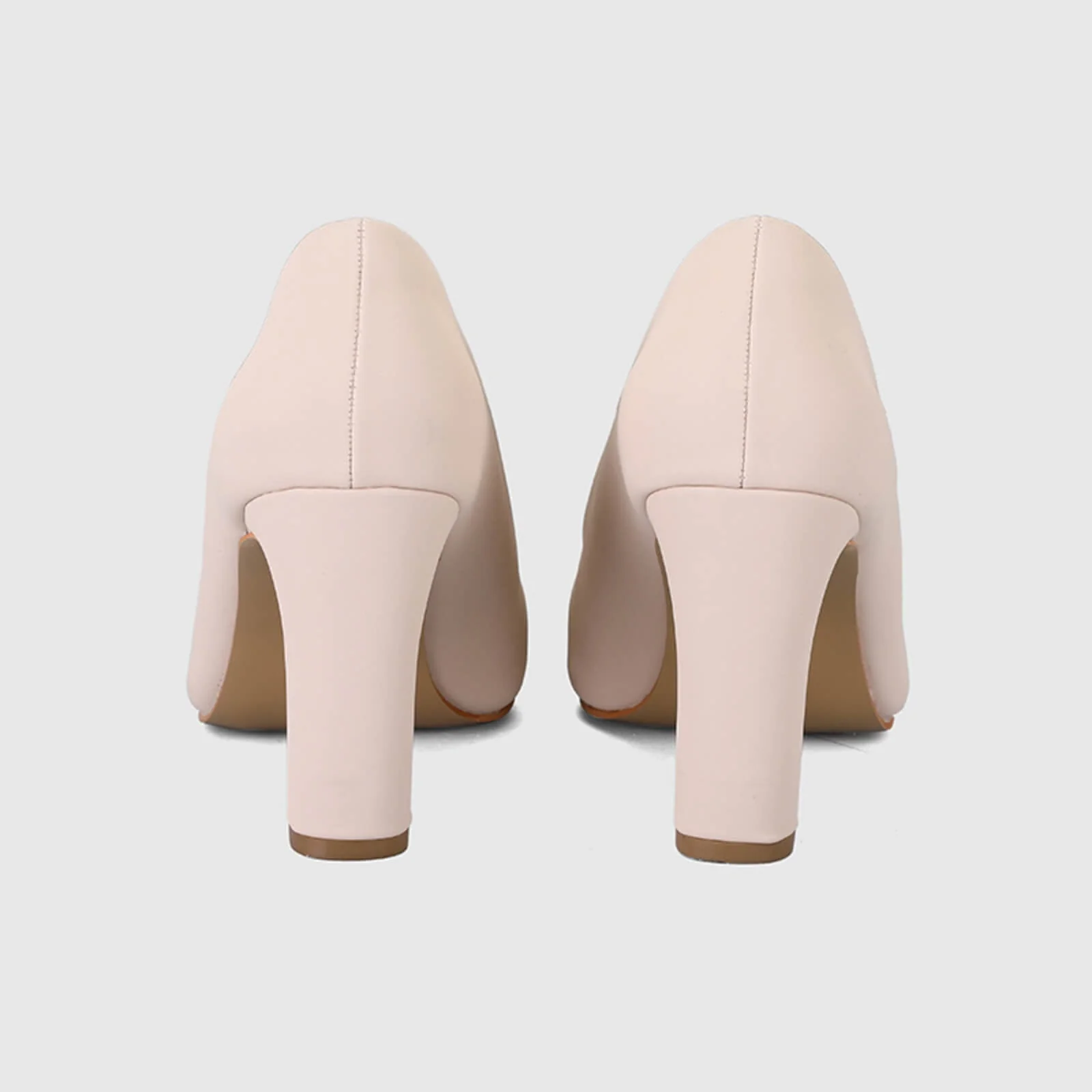 Chunky Block Heel Working Pumps - Image 26