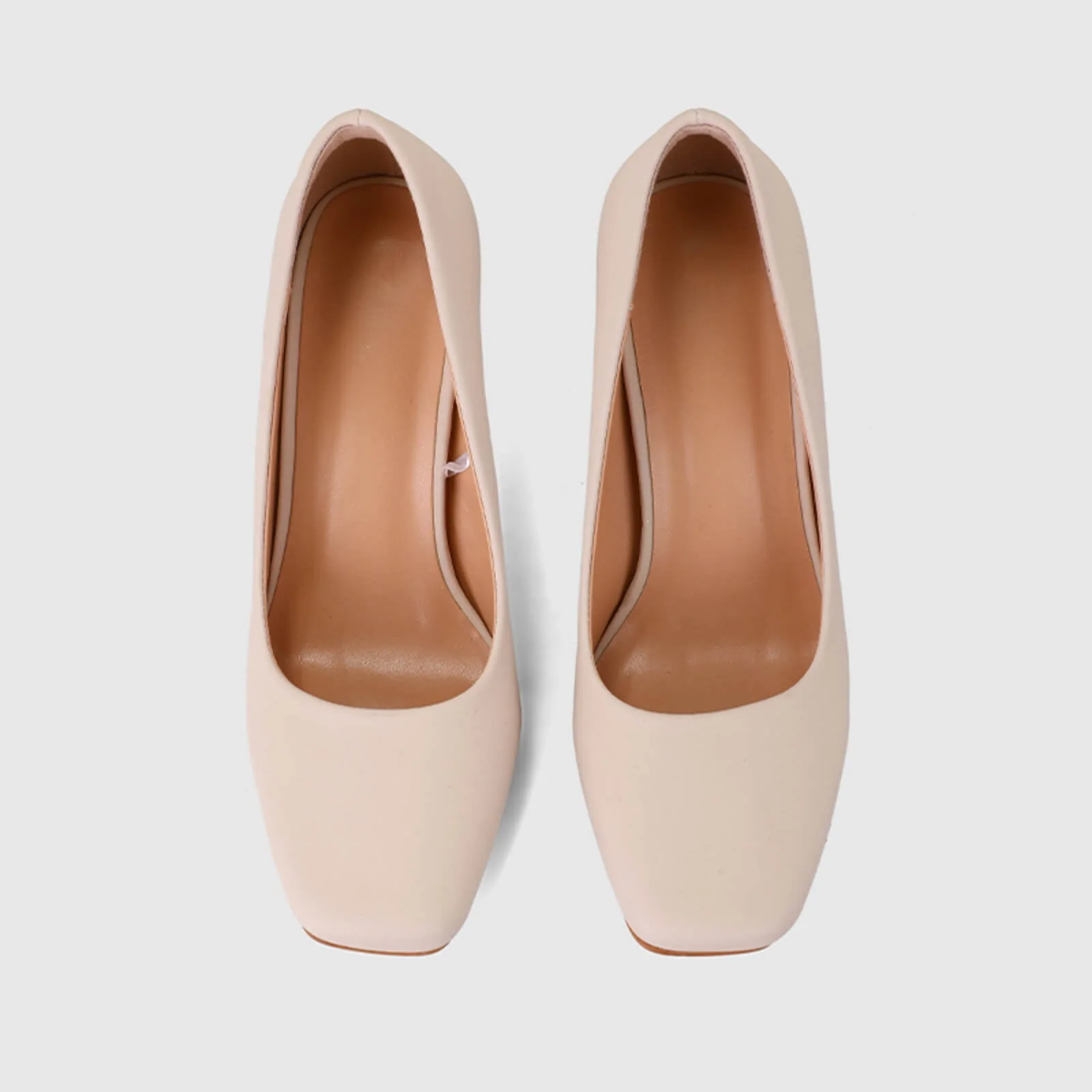 Chunky Block Heel Working Pumps - Image 27