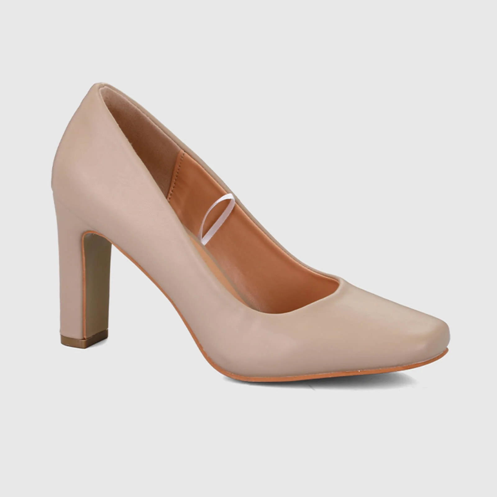 Chunky Block Heel Working Pumps - Image 29