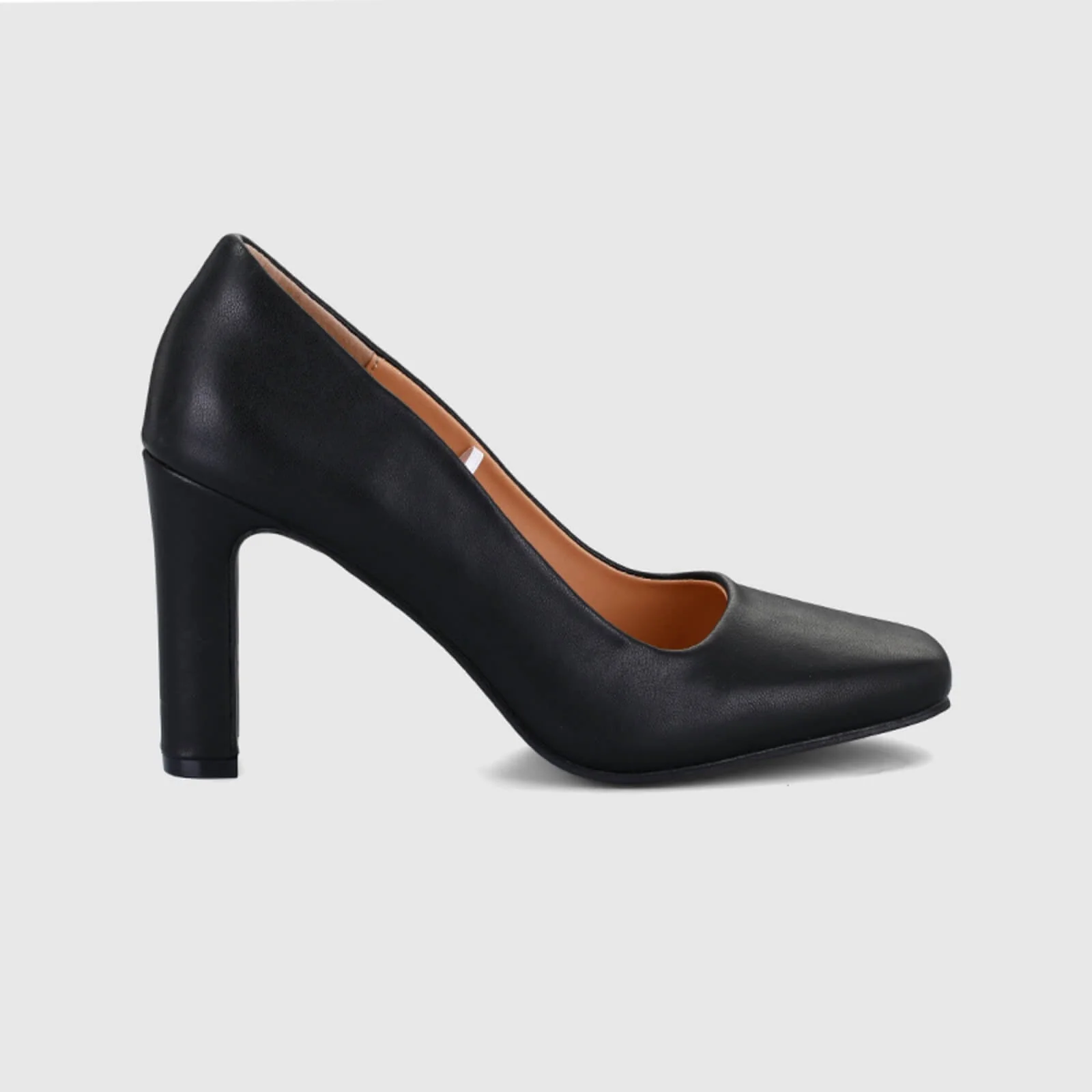 Chunky Block Heel Working Pumps - Image 37