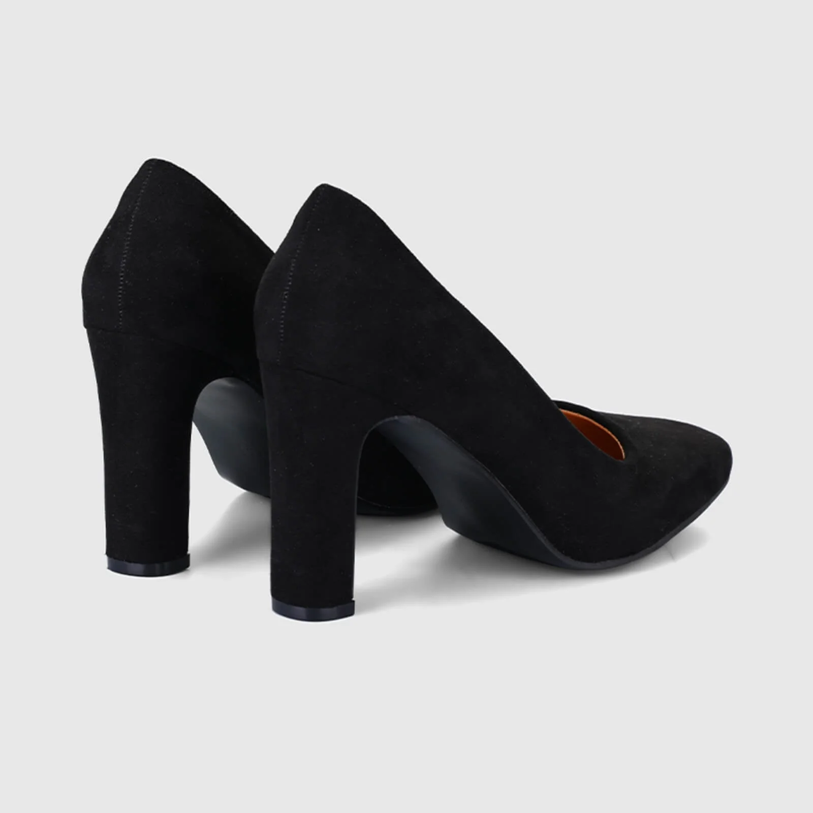 Chunky Block Heel Working Pumps - Image 4