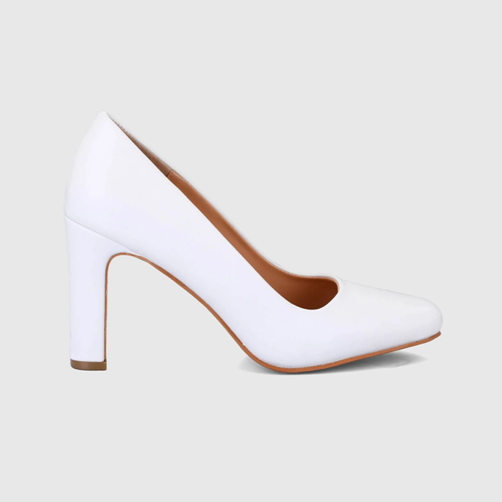 Chunky Block Heel Working Pumps - Image 9