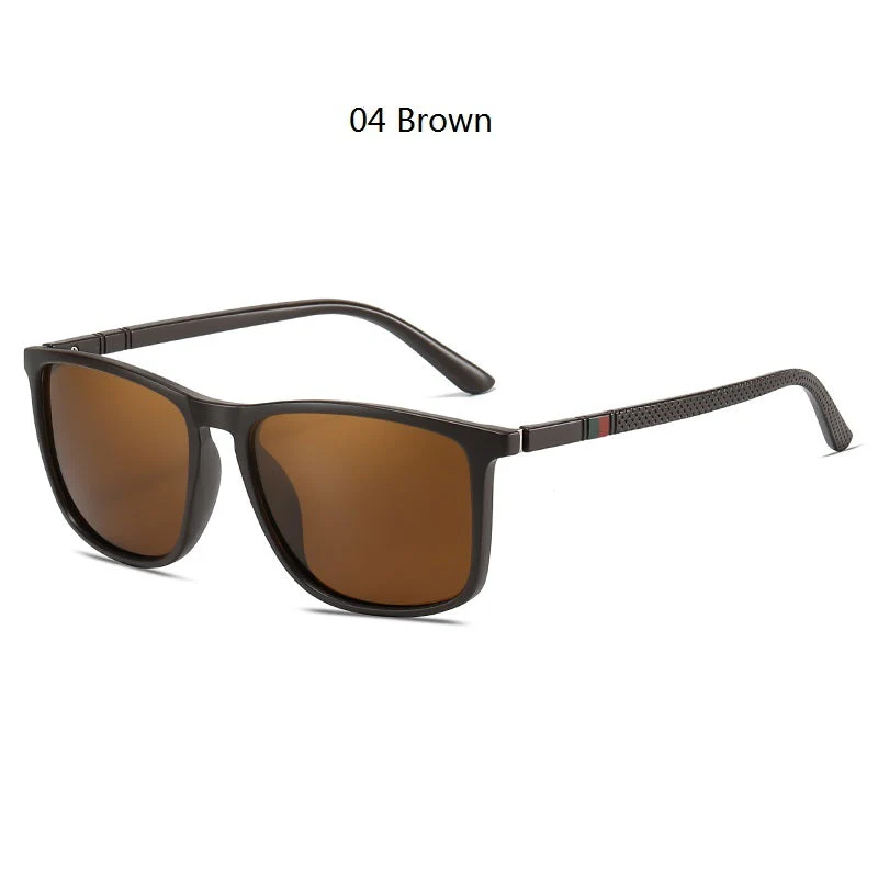 Square Vintage Polarized Sunglasses - Image 2