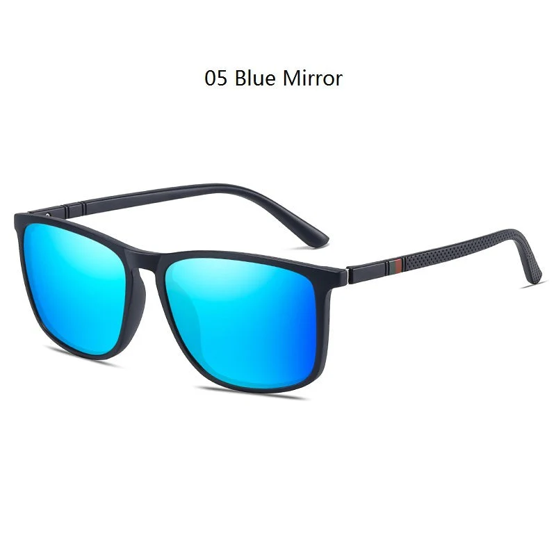 Square Vintage Polarized Sunglasses - Image 3