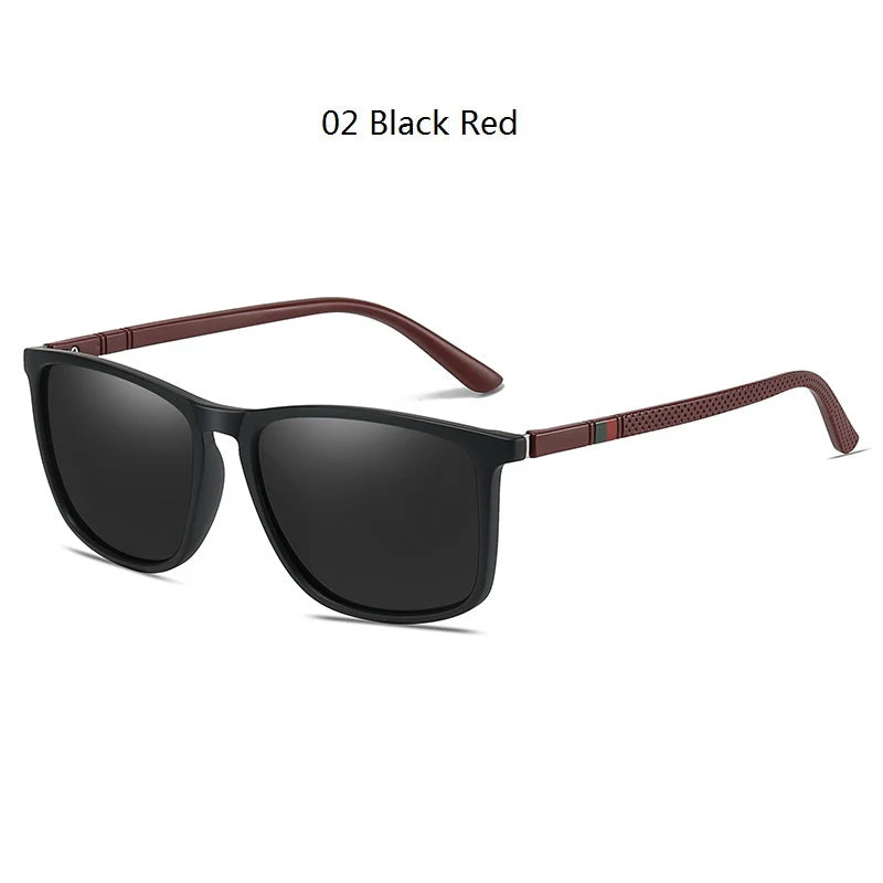 Square Vintage Polarized Sunglasses - Image 4