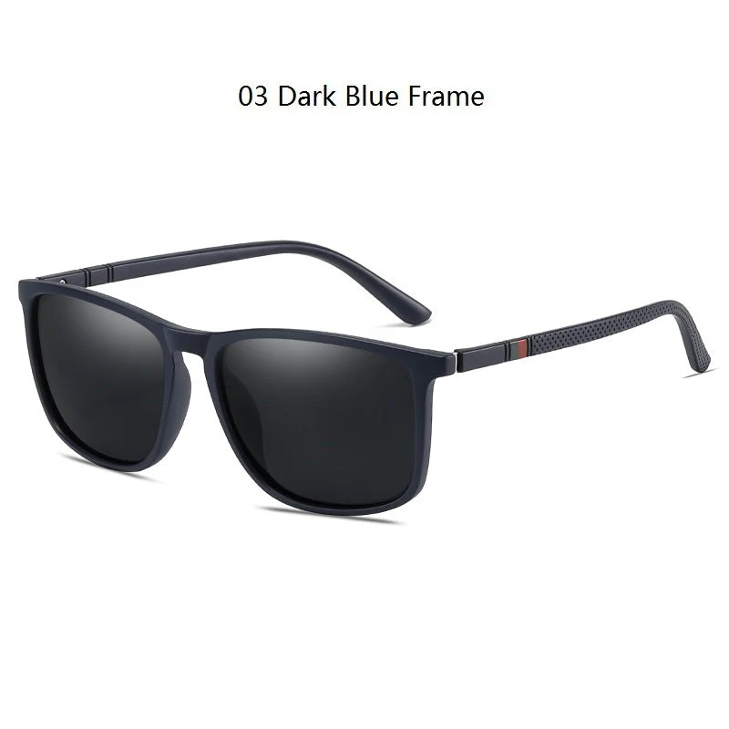 Square Vintage Polarized Sunglasses - Image 5
