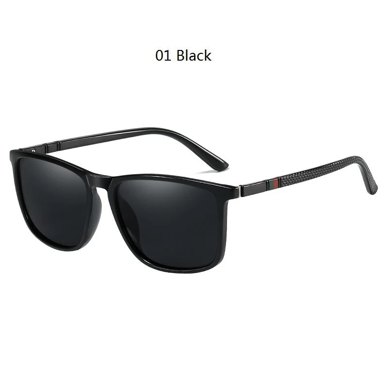 Square Vintage Polarized Sunglasses - Image 6