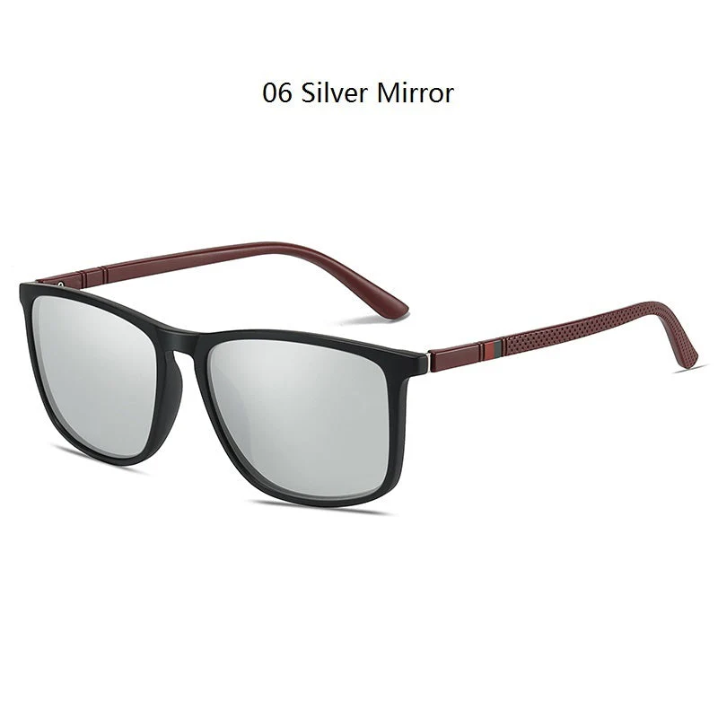 Square Vintage Polarized Sunglasses - Image 7