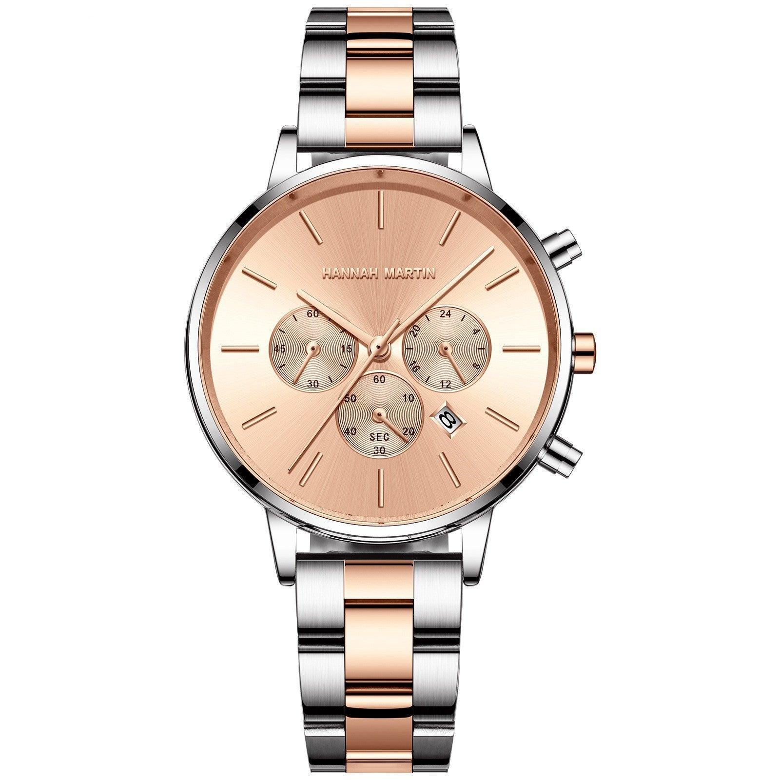Stainless Steel Chain Butterfly Double Snap Watch - Image 6