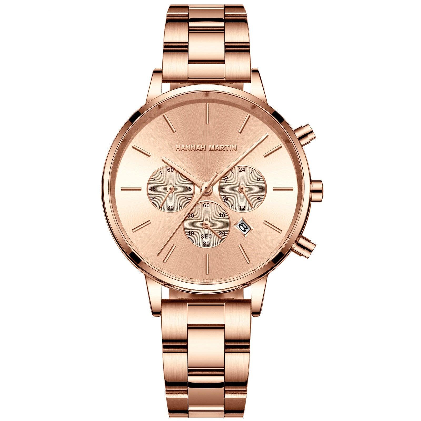 Stainless Steel Chain Butterfly Double Snap Watch - Image 9