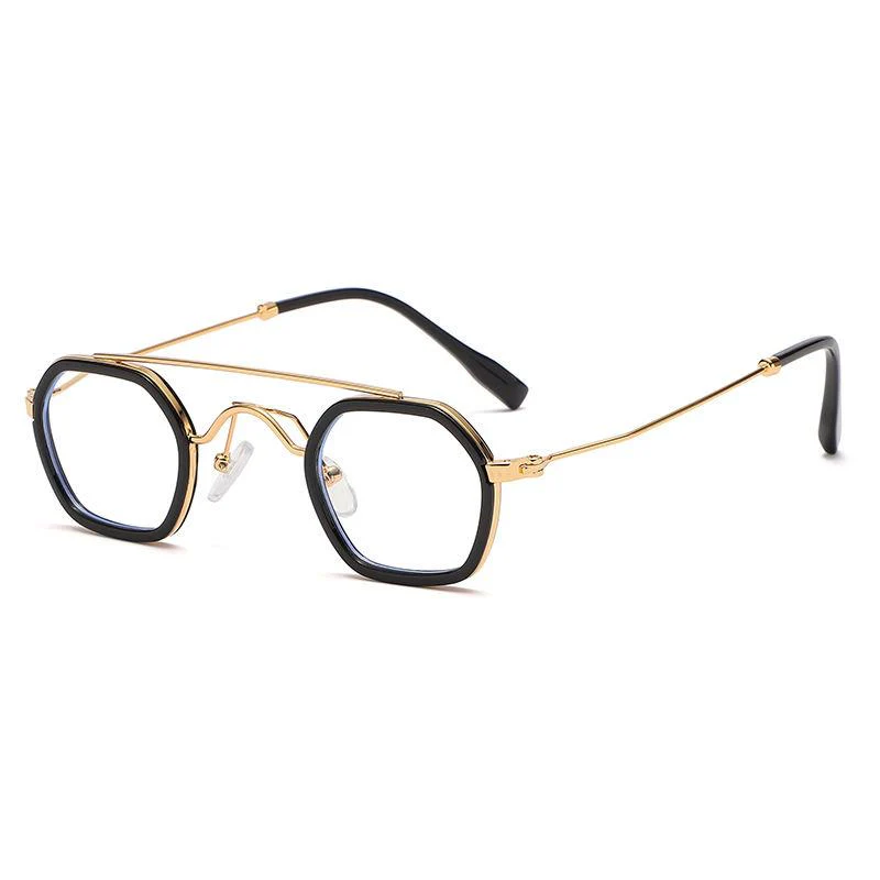 Steampunk Style Sunglasses: Small Round Frame, UV400, Retro Square Design - Image 3