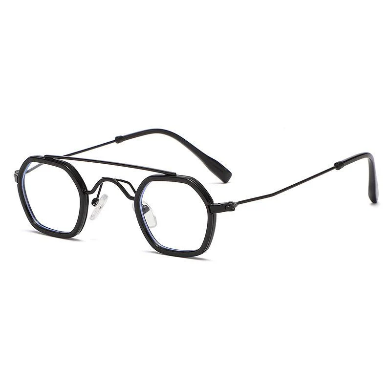 Steampunk Style Sunglasses: Small Round Frame, UV400, Retro Square Design - Image 6