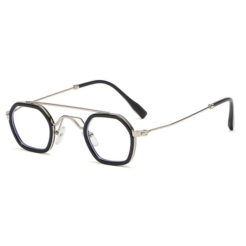 Steampunk Style Sunglasses: Small Round Frame, UV400, Retro Square Design - Image 8
