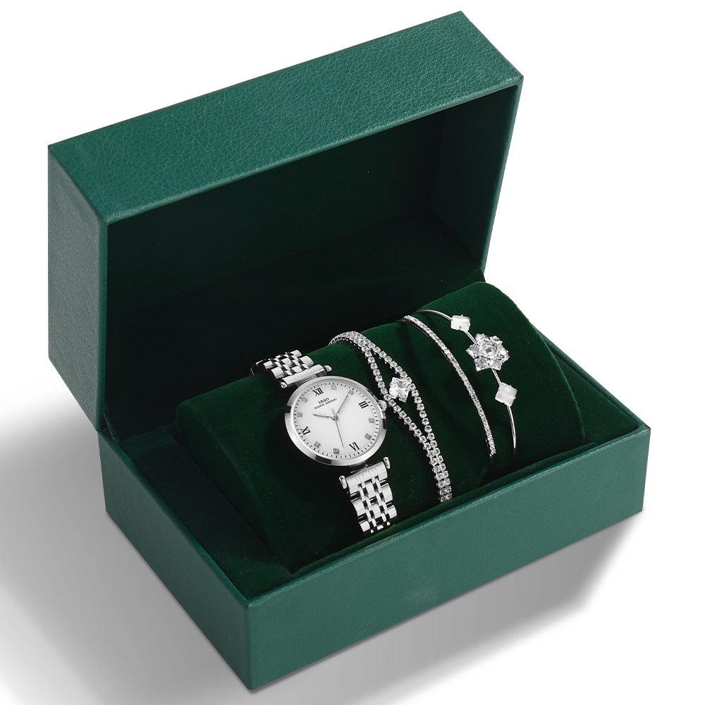 Steel Band Watch Green Set - Image 10