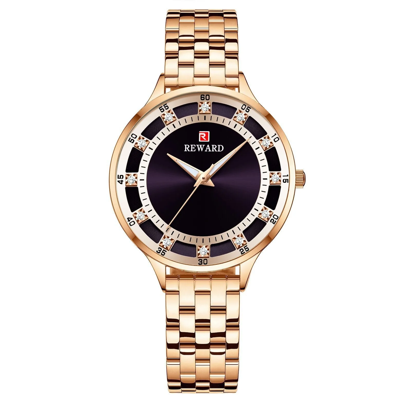 Steel Belt Quartz Diamond Watch Waterproof - Image 11